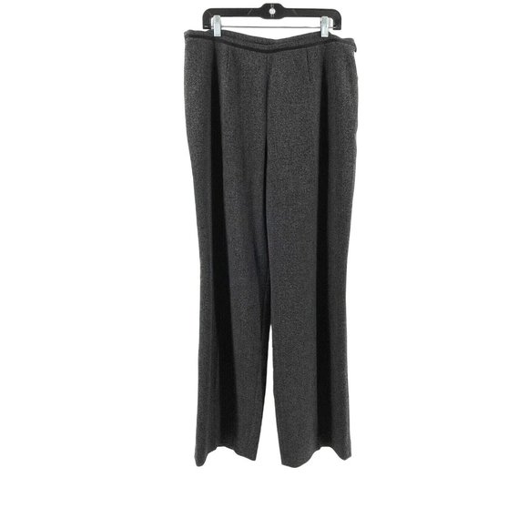 Jones New York Pants - NWT Jones New York Women's Gray Mid Rise Flare Leg Side Zip Dress Pants Size 16